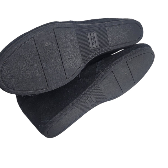 Toms Black Suede Wedge Bootie 8.5 - Picture 3 of 6